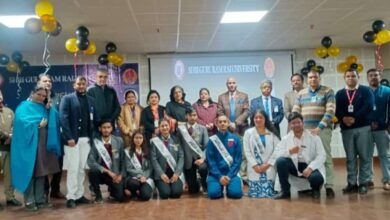 श्री गुरु राम राय विश्वविद्यालय में अलंकरण समारोह में छात्र परिषद ने ली शपथ