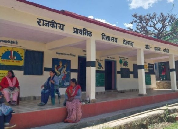 नाराज होकर ग्रामीणों ने किया मतदान का बहिष्कार