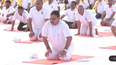 सीएम भजनलाल शर्मा ने जैसलमेर के खुहड़ी सैण्ड डून्स में योगाभ्यास किया