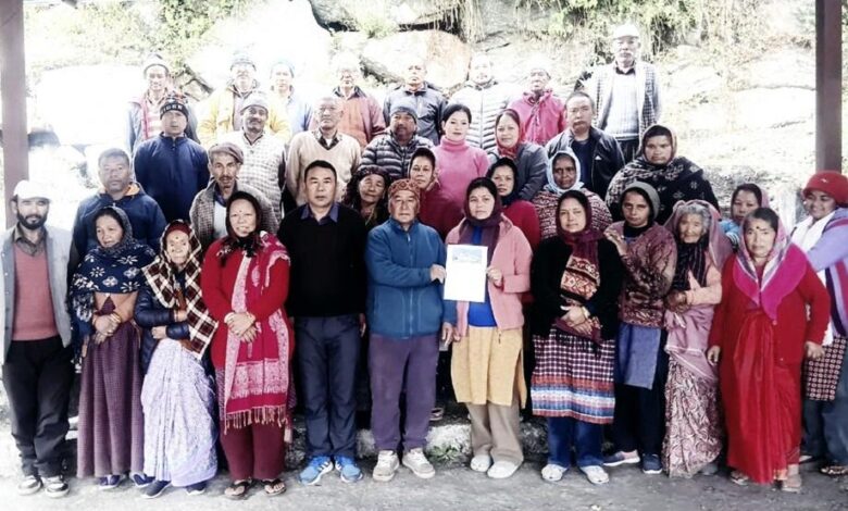 क्षेत्र वासियों की वर्षों से लंबित मांग हुई पूरी मुख्यमंत्री का जताया आभार