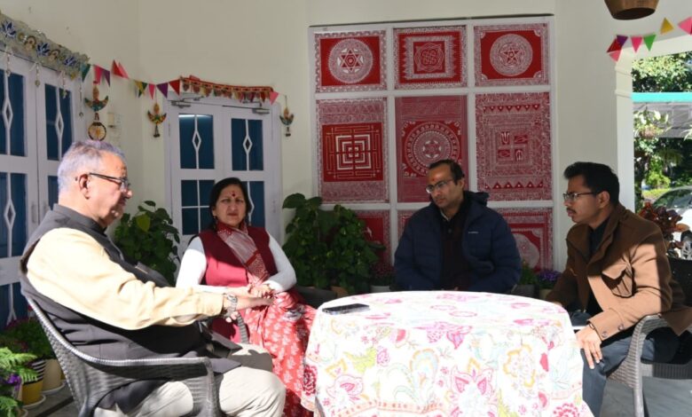 गणेश जोशी की बैठक का सार: सुव्यवस्थित और सुंदर मसूरी के लिए समयबद्ध विकास का संकल्प।