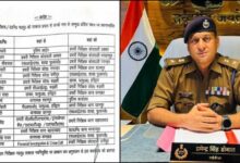 हरिद्वार पुलिस महकमे में हलचल, तत्काल कार्यभार संभालने के निर्देश।