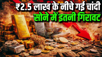 भारी गिरावट: ₹1.50 लाख के करीब पहुंचा सोना, चांदी के दाम सुनकर उड़ जाएंगे होश।