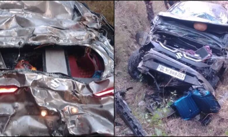 खाई में गिरी कार, मची चीख-पुकार: अल्मोड़ा पुलिस और ग्रामीणों ने चलाया रेस्क्यू ऑपरेशन।