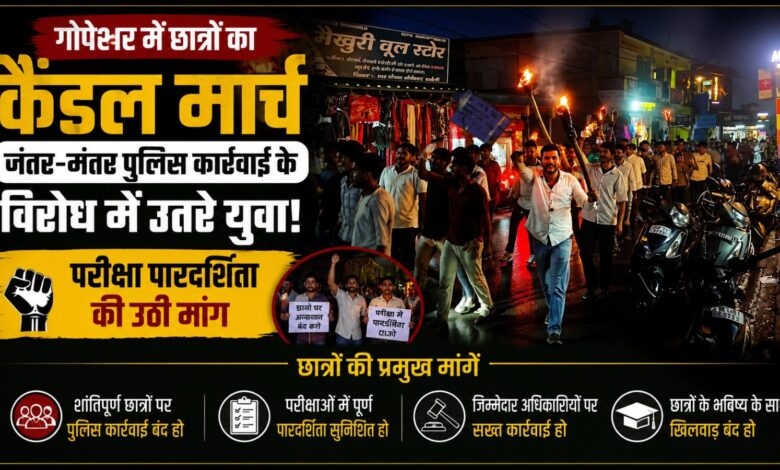 पेपर लीक और परीक्षा अनियमितताओं पर युवाओं का गुस्सा, गोपेश्वर में बड़ा प्रदर्शन पेपर लीक और परीक्षा अनियमितताओं पर युवाओं का गुस्सा, गोपेश्वर में बड़ा प्रदर्शन