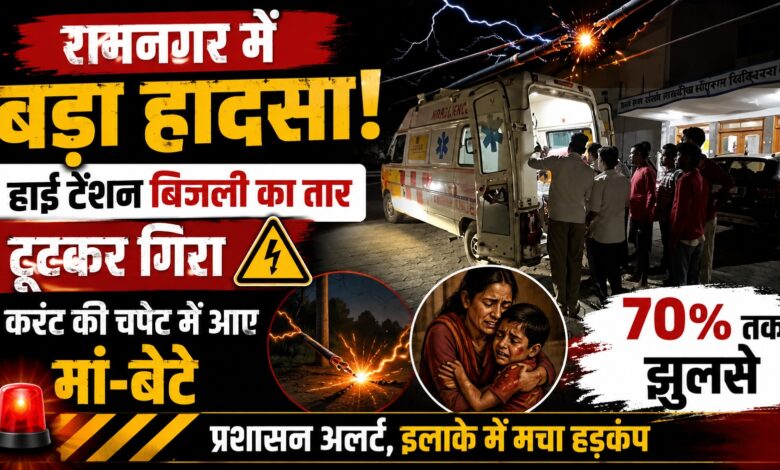 नैनीताल ब्रेकिंग न्यूज़: करंट लगने से महिला और युवक गंभीर रूप से झुलसे नैनीताल ब्रेकिंग न्यूज़: करंट लगने से महिला और युवक गंभीर रूप से झुलसे