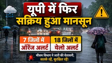 कई जिलों में मूसलाधार बारिश, 7 जिलों में ऑरेंज और 18 जिलों में येलो अलर्ट जारी – Parvat Sankalp News