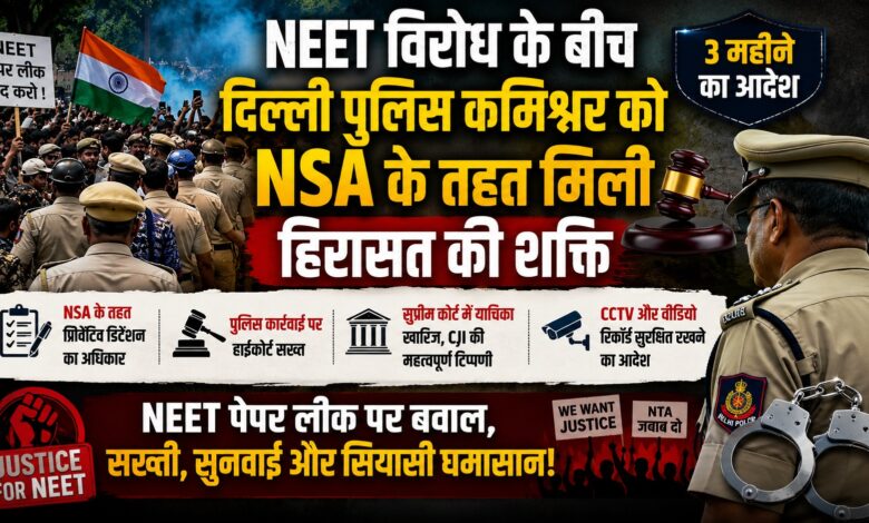 NEET प्रदर्शन पर सुप्रीम कोर्ट में याचिका खारिज, CJI ने कहा- समय बर्बाद न करें