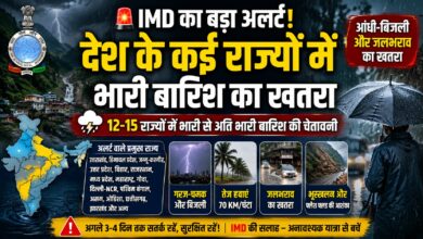 Monsoon Alert: कई राज्यों में गरज-चमक के साथ मूसलाधार बारिश, 70 KM प्रति घंटे तक चल सकती हैं हवाएं