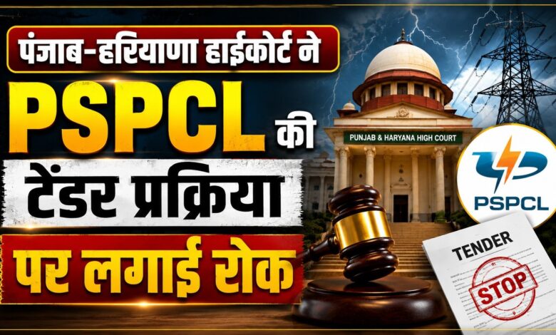 PSPCL को हाईकोर्ट से बड़ा झटका, करोड़ों का टेंडर रद्द