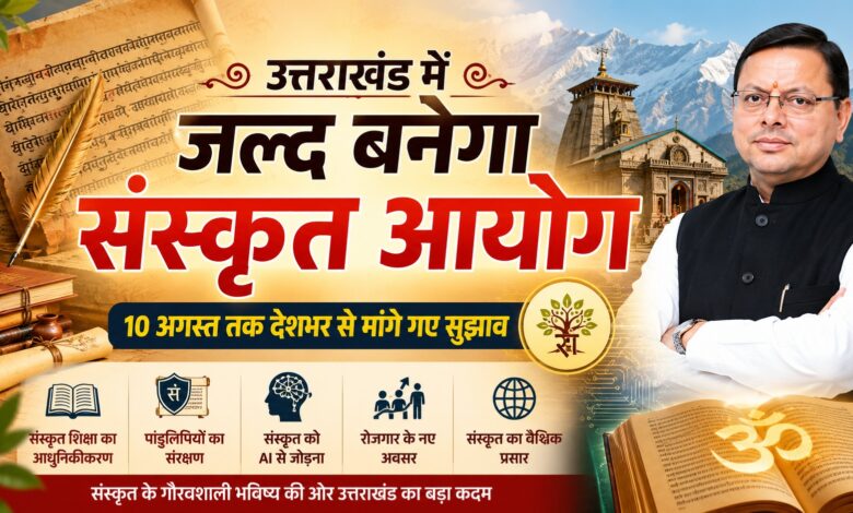 देशभर के संस्कृत विद्वानों से मांगे सुझाव, 10 अगस्त तक भेज सकेंगे प्रस्ताव देशभर के संस्कृत विद्वानों से मांगे सुझाव, 10 अगस्त तक भेज सकेंगे प्रस्ताव