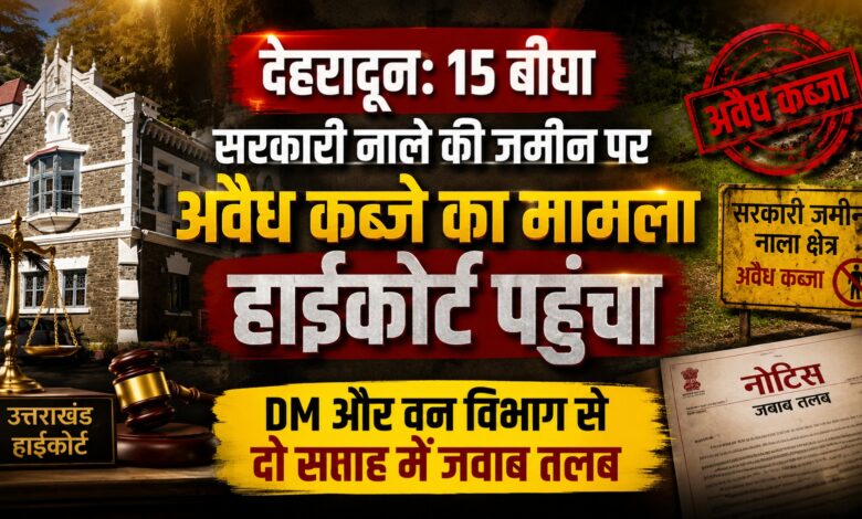 अवैध प्लॉटिंग और सरकारी जमीन विवाद पर हाईकोर्ट की नजर, प्रशासन से जवाब तलब