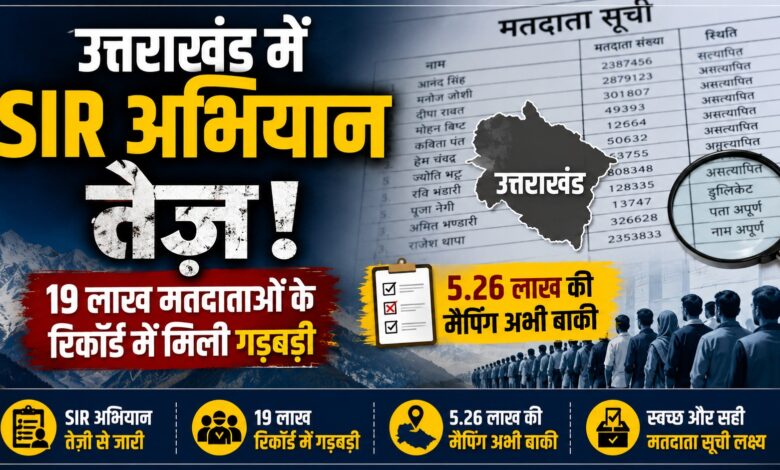 उत्तराखंड वोटर लिस्ट में बड़ा अपडेट, 19 लाख रिकॉर्ड में मिली खामी; जानें Form-6, 7 और 8 का काम