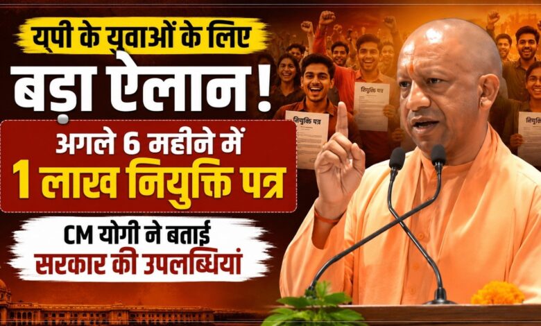 अगले 6 महीने में 1 लाख नियुक्ति पत्र, CM योगी ने बताई सरकार की उपलब्धियां – Parvat Sankalp News