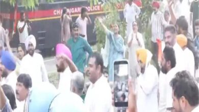 महंगाई के खिलाफ चंडीगढ़ में कांग्रेस का हल्ला बोल, राजा वडिंग समेत कई नेता हिरासत में