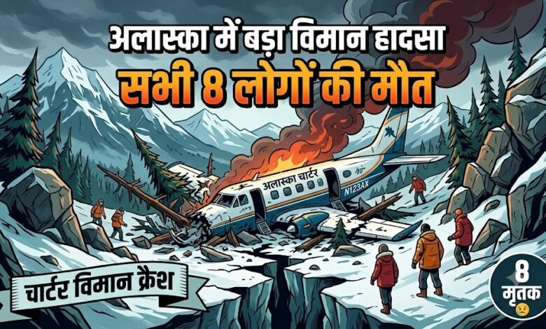 अलास्का के रिमोट इलाके में विमान हादसा, अमेरिकी सेना ने की 8 मौतों की पुष्टि अलास्का के रिमोट इलाके में विमान हादसा, अमेरिकी सेना ने की 8 मौतों की पुष्टि