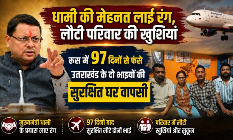 8 लाख रुपये लेकर रूस भेजे गए दो भाई, मुश्किलों में फंसे तो CM धामी ने संभाला मोर्चा