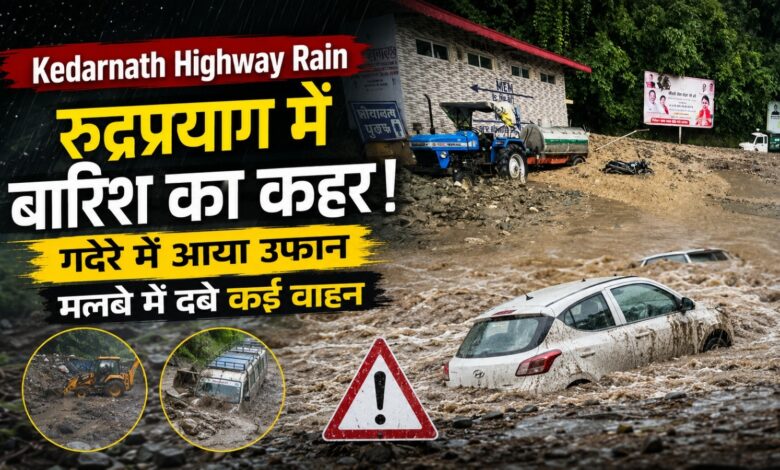 रुद्रप्रयाग में भारी बारिश से जनजीवन प्रभावित, SDRF और प्रशासन अलर्ट रुद्रप्रयाग में भारी बारिश से जनजीवन प्रभावित, SDRF और प्रशासन अलर्ट