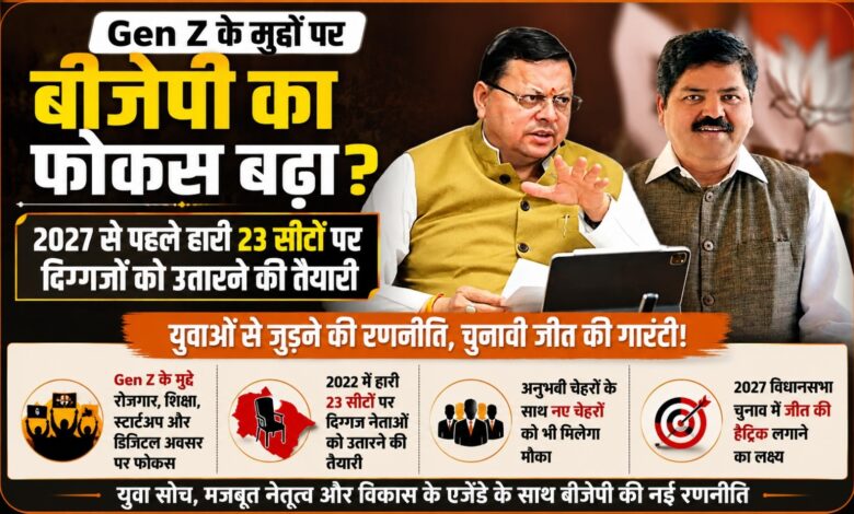 खटीमा से बद्रीनाथ तक बीजेपी की नई रणनीति, 23 सीटों पर दिग्गज नेताओं की जिम्मेदारी खटीमा से बद्रीनाथ तक बीजेपी की नई रणनीति, 23 सीटों पर दिग्गज नेताओं की जिम्मेदारी