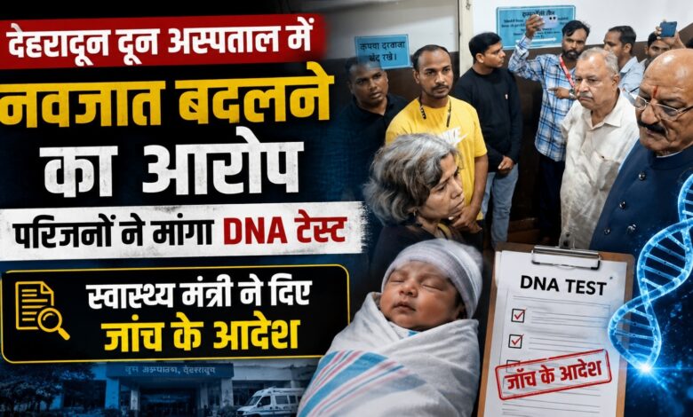 Dehradun News: दून अस्पताल में नवजात को लेकर विवाद, DNA टेस्ट से होगी सच्चाई की जांच