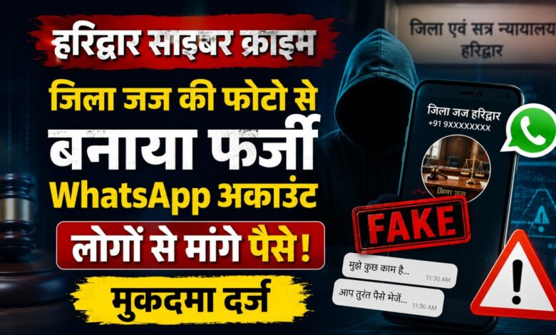 अब जिला जज के नाम पर ठगी की कोशिश, फर्जी WhatsApp अकाउंट से मांगे रुपये अब जिला जज के नाम पर ठगी की कोशिश, फर्जी WhatsApp अकाउंट से मांगे रुपये