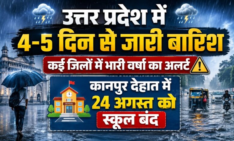 24 अगस्त के बाद बदलेगा यूपी का मौसम? पछुआ हवाओं से कम हो सकती है बारिश की तीव्रता 24 अगस्त के बाद बदलेगा यूपी का मौसम? पछुआ हवाओं से कम हो सकती है बारिश की तीव्रता