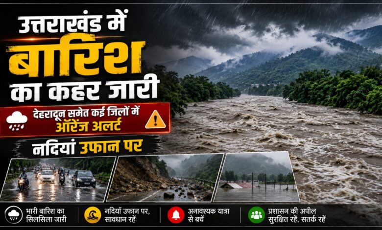 देहरादून में 60 मिमी बारिश, रिस्पना और बिंदाल का बढ़ा जलस्तर देहरादून में 60 मिमी बारिश, रिस्पना और बिंदाल का बढ़ा जलस्तर