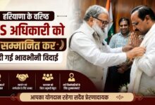 अनिल विज ने डॉ. वी. राजा शेखर वुंड्रू को किया सम्मानित