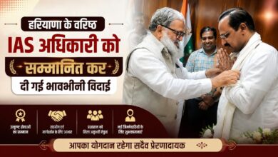 अनिल विज ने डॉ. वी. राजा शेखर वुंड्रू को किया सम्मानित अनिल विज ने डॉ. वी. राजा शेखर वुंड्रू को किया सम्मानित