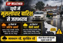 Lucknow Weather: बारिश से सड़कें बनीं तालाब, अंडरपास में कई फीट पानी; वाहन फंसे
