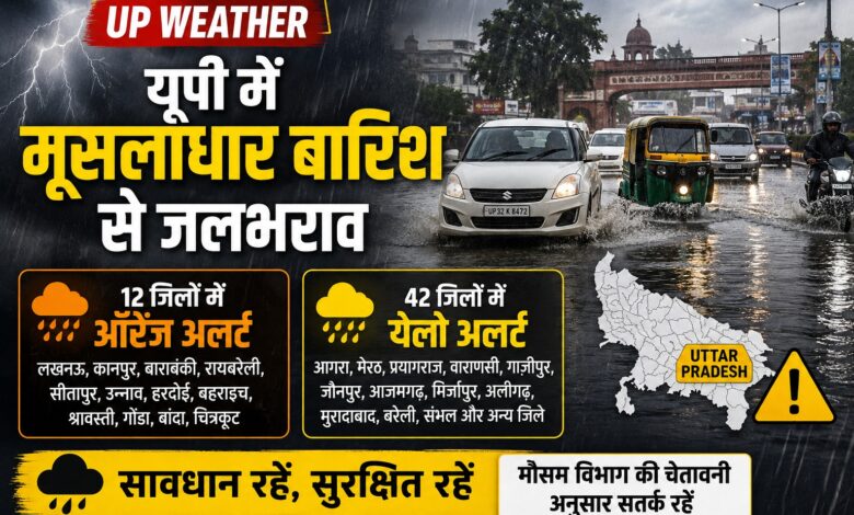 Lucknow Weather: बारिश से सड़कें बनीं तालाब, अंडरपास में कई फीट पानी; वाहन फंसे Lucknow Weather: बारिश से सड़कें बनीं तालाब, अंडरपास में कई फीट पानी; वाहन फंसे