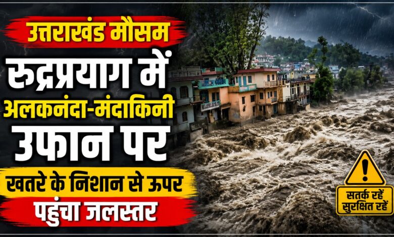 Rudraprayag Flood Alert: डेंजर लेवल पार कर गईं अलकनंदा-मंदाकिनी, प्रशासन ने दिए ये निर्देश