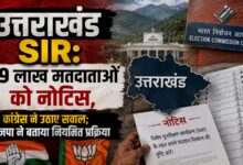 उत्तराखंड SIR अपडेट: चुनाव आयोग के नोटिस से गरमाई प्रदेश की राजनीति