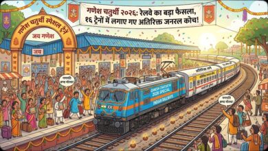 रेल यात्रियों के लिए बड़ी खबर, गणेश चतुर्थी पर इन 16 ट्रेनों में मिलेंगे अतिरिक्त जनरल कोच