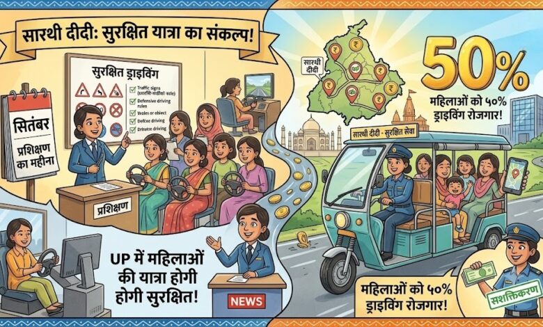 UP News: ई-रिक्शा से कैब तक चलाएंगी महिलाएं, ‘सारथी दीदी’ से रोजगार की तैयारी