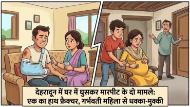 देहरादून: माजरा में मारपीट से हाथ फ्रैक्चर, चुखुवाला में गर्भवती महिला से बदसलूकी का आरोप