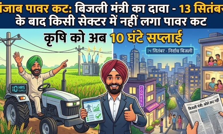 बिजली मंत्री का दावा- 13 सितंबर के बाद किसी सेक्टर में नहीं लगा पावर कट, कृषि को अब 10 घंटे सप्लाई – Parvat Sankalp News