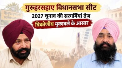 गुरुहरसहाए में 2027 चुनाव से पहले बढ़ी सियासी हलचल, कांग्रेस-आप-अकाली दल में त्रिकोणीय मुकाबले के संकेत गुरुहरसहाए में 2027 चुनाव से पहले बढ़ी सियासी हलचल, कांग्रेस-आप-अकाली दल में त्रिकोणीय मुकाबले के संकेत