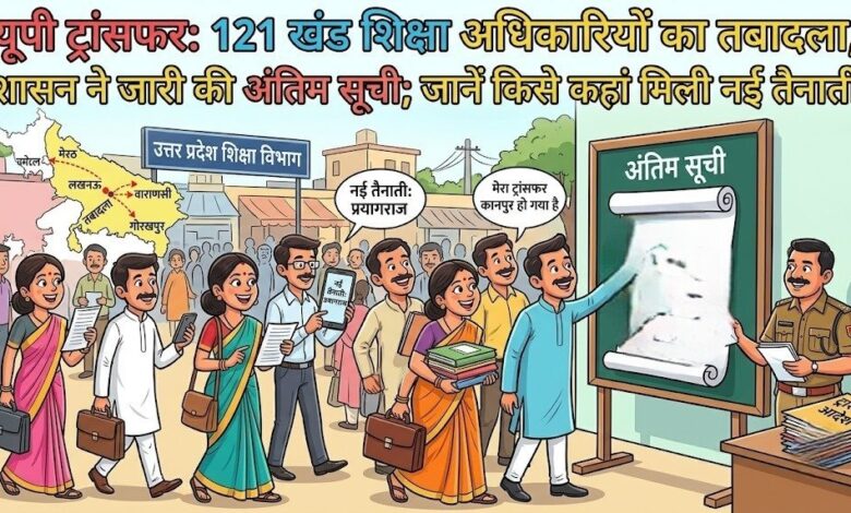 121 खंड शिक्षा अधिकारियों का तबादला, शासन ने जारी की अंतिम सूची; जानें किसे कहां मिली नई तैनाती – Parvat Sankalp News