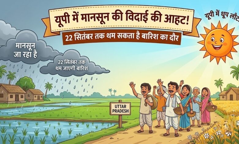 UP Rain Alert: कई जिलों में आज गरज-चमक के साथ बारिश संभव, जानें लखनऊ का मौसम UP Rain Alert: कई जिलों में आज गरज-चमक के साथ बारिश संभव, जानें लखनऊ का मौसम