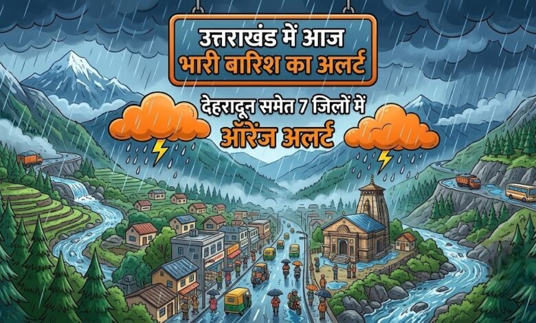 पहाड़ों में फिर बिगड़ा मौसम, उत्तराखंड के इन जिलों में भारी बारिश का अलर्ट पहाड़ों में फिर बिगड़ा मौसम, उत्तराखंड के इन जिलों में भारी बारिश का अलर्ट