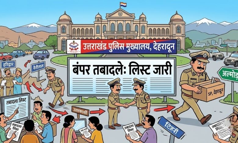 उत्तराखंड पुलिस में बड़ा फेरबदल, देहरादून SP सिटी प्रमोद कुमार का तबादला उत्तराखंड पुलिस में बड़ा फेरबदल, देहरादून SP सिटी प्रमोद कुमार का तबादला