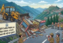 Mussoorie News Today: झूलाघर में चार दुकानें ध्वस्त, अवैध निर्माण के खिलाफ जारी रहेगा अभियान
