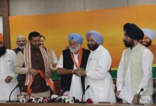 नायब सैनी की मौजूदगी में मेजर भूपिंदर सिंह ढिल्लों BJP में शामिल, मालवा की राजनीति में हलचल