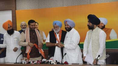 नायब सैनी की मौजूदगी में मेजर भूपिंदर सिंह ढिल्लों BJP में शामिल, मालवा की राजनीति में हलचल