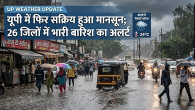 यूपी में मानसून ने फिर बदला रंग, बरेली-शाहजहांपुर में रिकॉर्ड बारिश