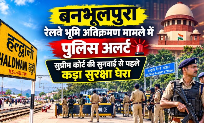 बनभूलपुरा रेलवे भूमि विवाद: दो सुपर जोन, चार जोन में बांटा गया इलाका, भारी फोर्स तैनात बनभूलपुरा रेलवे भूमि विवाद: दो सुपर जोन, चार जोन में बांटा गया इलाका, भारी फोर्स तैनात